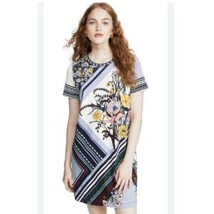 Tory Burch Homage Printed T-Shirt Dress Soze XL